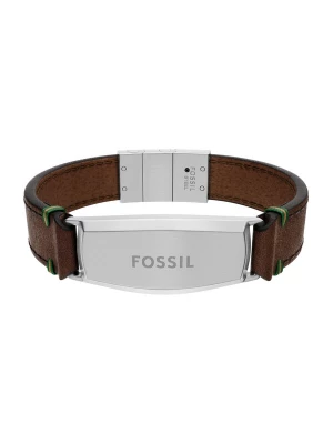 Obrázek produktu FOSSIL Náramek 'Everett' hnědá / stříbrná