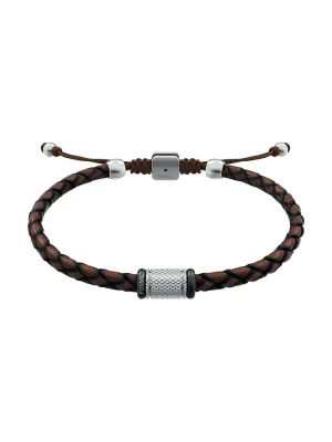 Obrázek produktu Fossil náramek pánský Machine hnědá