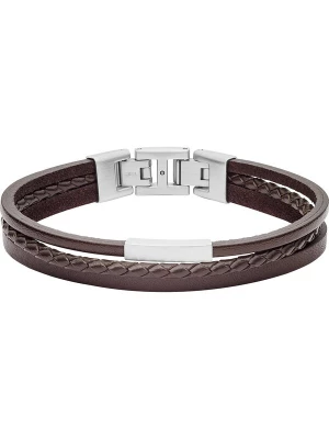 Obrázek produktu FOSSIL Náramek tmavě hnědá / stříbrná