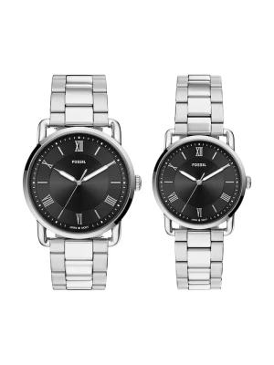Obrázek produktu Fossil set hodinek pánské Copeland stříbrná