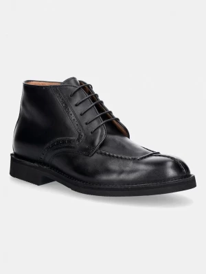 Obrázek produktu Fracap Polobotky pánské kožené černá
