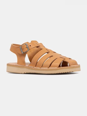 Obrázek produktu Fracap sandály s uzavřenou špičkou kožené Tan leather béžová