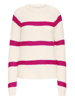 Obrázek produktu Fransa Svetr 'KAMIA' magenta / barva vaječné skořápky