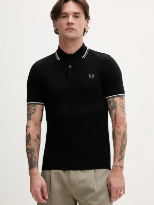 Obrázek produktu Fred Perry Bavlněné polo tričko Fred Perry The Twin Tipped Shirt černá