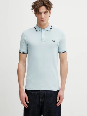 Obrázek produktu Fred Perry Bavlněné polo tričko Fred Perry tyrkysová