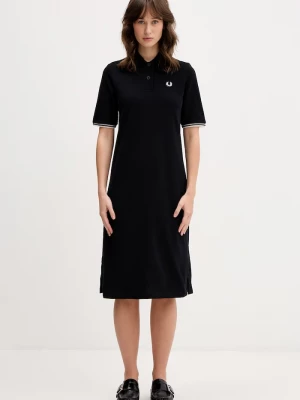 Obrázek produktu Fred Perry Bavlněné šaty Fred Perry černá
