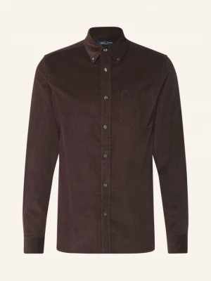 Obrázek produktu Fred Perry Kordová Košile Slim Fit tmavě hnědá