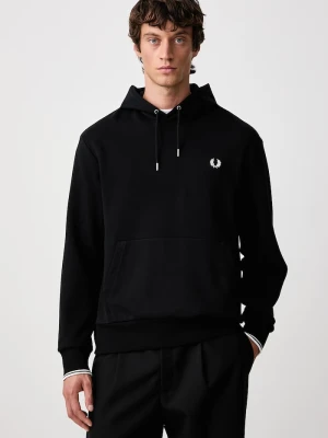 Obrázek produktu Fred Perry mikina s kapucí pánská bavlněná černá