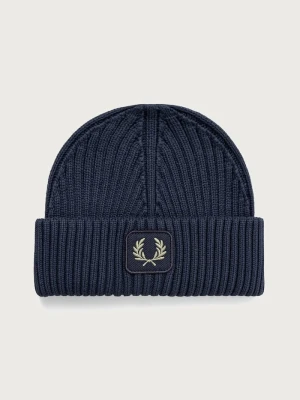Obrázek produktu Fred Perry pletená bavlněná čepice námořnická modř