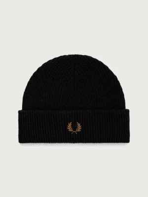 Obrázek produktu Fred Perry pletená čepice vlněná černá
