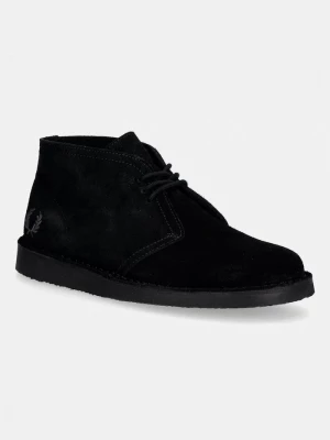 Obrázek produktu Fred Perry Semišové polobotky Fred Perry černá