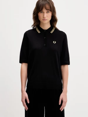 Obrázek produktu Fred Perry svetrové polo dámské s vlnou černá