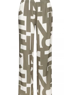 Obrázek produktu FRENCH CONNECTION Pyžamové kalhoty khaki / bílá