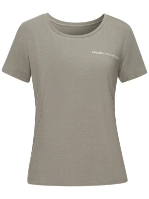 Obrázek produktu FRENCH CONNECTION Tričko na spaní khaki / bílá
