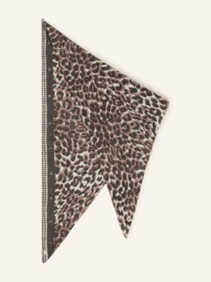Obrázek produktu Friendly Hunting Trojúhelníkový Šátek Cheetah Z Kašmíru režná / hnědá / tmavě hnědá