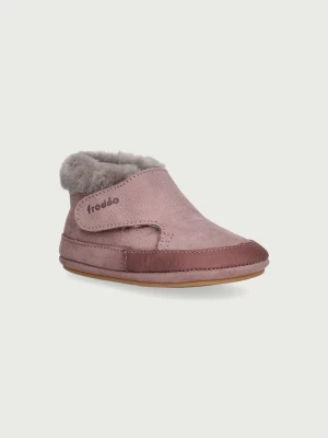Obrázek produktu Froddo boty kojenecké kožené BAREFOOT FURRY WALK růžová