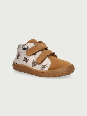 Obrázek produktu Froddo Polobotky dětské kožené BAREFOOT FIRST STEP béžová
