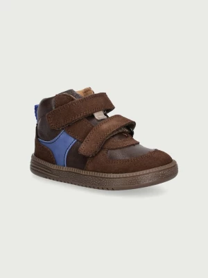 Obrázek produktu Froddo Polobotky dětské kožené LOOP HIGH-TOPS BAREFOOT hnědá