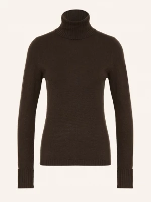 Obrázek produktu Ftc Cashmere Svetr S Rolákem Z Kašmíru tmavě hnědá