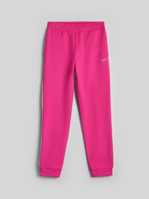 Obrázek produktu Sportovní kalhoty joggery rychleschnoucí dívčí - růžové 4F