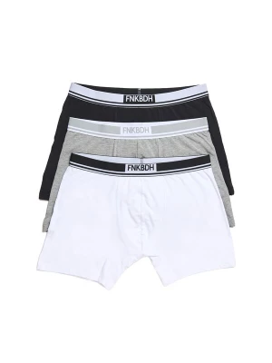 Obrázek produktu Funky Buddha Boxerky šedá / černá / bílá