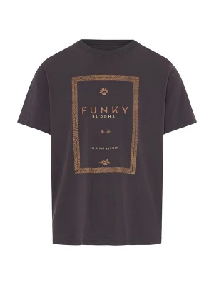 Obrázek produktu Funky Buddha Tričko čokoládová / umbra / mokka / světle žlutá