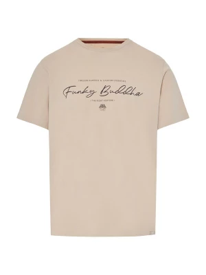 Obrázek produktu Funky Buddha Tričko starobéžová / černá