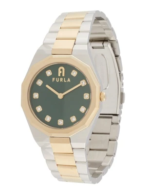 Obrázek produktu FURLA Analogové hodinky zlatá / smaragdová / stříbrná / průhledná