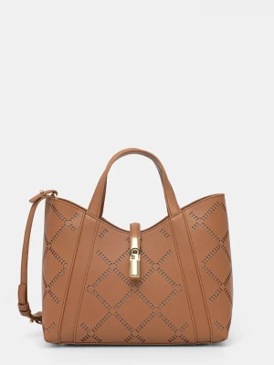 Obrázek produktu Furla crossbody kabelka dámská kožená Goccia S Tote hnědá