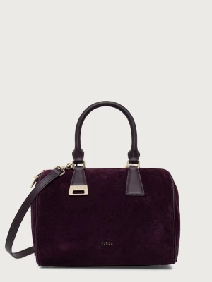 Obrázek produktu Furla crossbody kabelka dámská semišová Olivia M Boston Bag fialová