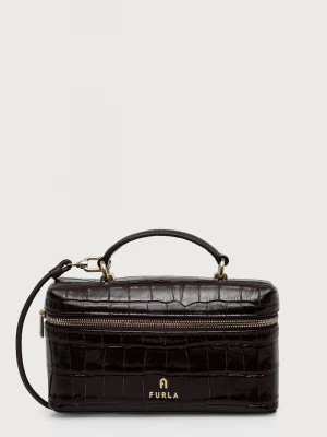 Obrázek produktu Furla Kosmetická taštička dámská kožená Camelia Micro hnědá