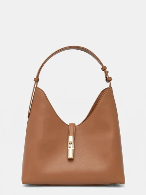 Obrázek produktu Furla Kožená kabelka Furla béžová