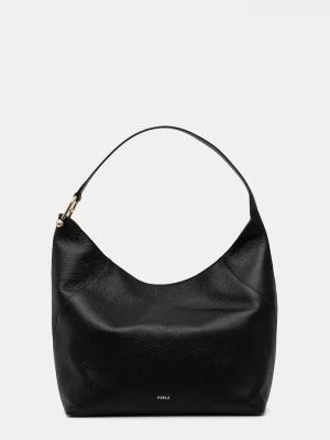 Obrázek produktu Furla Kožená kabelka Furla Lara L Hobo černá