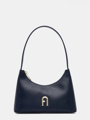 Obrázek produktu Furla Kožená kabelka Furla námořnická modř