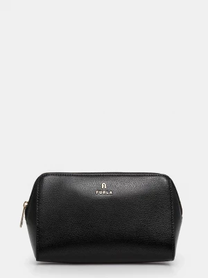 Obrázek produktu Furla Kožená kosmetická taška Furla černá