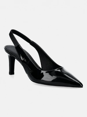 Obrázek produktu Furla Kožené lodičky Essential Slingback černá