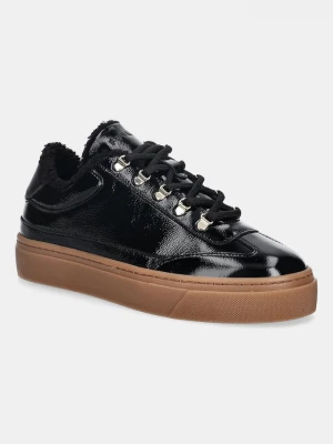 Obrázek produktu Furla Kožené tenisky Furla Enjoy Lace-Up Sneaker černá