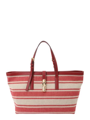 Obrázek produktu FURLA Nákupní taška 'DEBBY' krémová / tmavě červená / červený melír