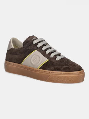 Obrázek produktu Furla Semišové tenisky Furla Enjoy Lace-Up Sneaker hnědá