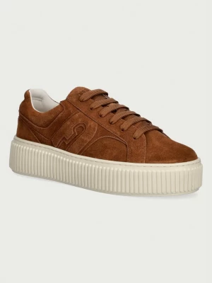 Obrázek produktu Furla Sky Lace-Up sneakers boty dámské semišové hnědá
