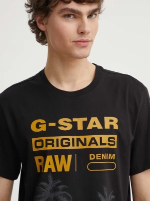 Obrázek produktu G-Star Bavlněné tričko černá