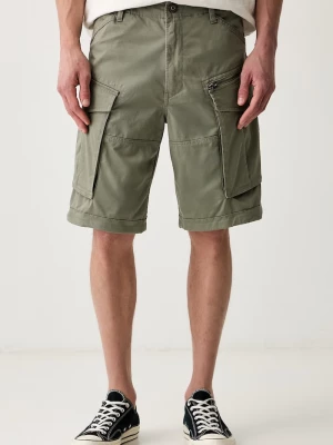 Obrázek produktu G-Star cargo šortky pánské bavlněné s elastanem Rovic zip relaxed 1\2 zelená