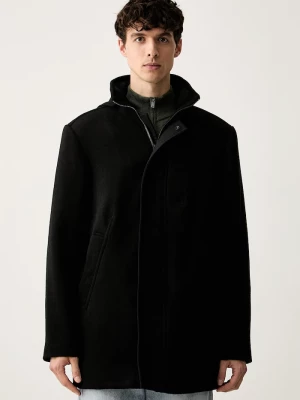 Obrázek produktu G-Star kabát pánský s vlnou Garber Wool Trench černá
