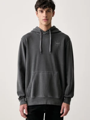 Obrázek produktu G-Star mikina pánská bavlněná Logo overdyed hooded