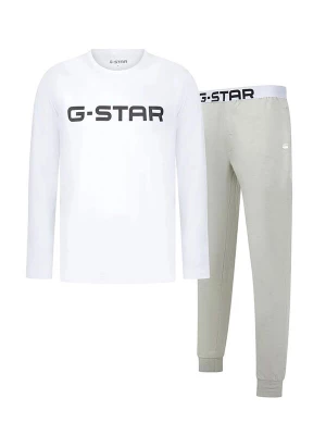 Obrázek produktu G-STAR Pyžamo dlouhé 'Stone' režná / světle šedá / černá / bílá