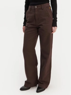 Obrázek produktu G-Star Raw Kalhoty z materiálu Deck 2.0 D26432-E078 Hnědá Wide Leg