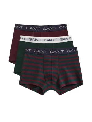 Obrázek produktu GANT Boxerky marine modrá / jedle / vínově červená / bílá