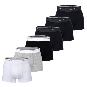 Obrázek produktu GANT Boxerky marine modrá / šedý melír / černá / bílá