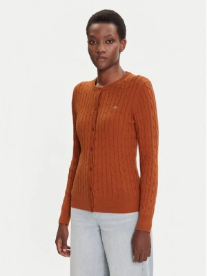 Obrázek produktu Gant Kardigan 4800103 Hnědá Slim Fit
