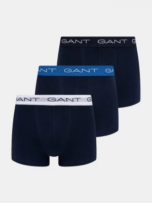 Obrázek produktu Gant přiléhavé boxerky pánské bavlněné s elastanem 3-pack námořnická modř